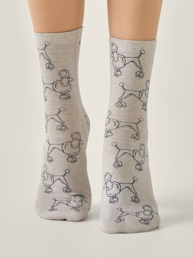 Women's socks CONTE ELEGANT FANTASY, s.23-25, 746 grey - 1