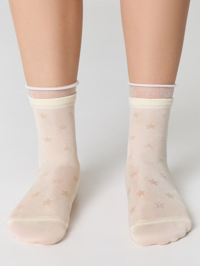 Children's socks TIP-TOP 19С-178SP, s.30-32, 491 cream - 1