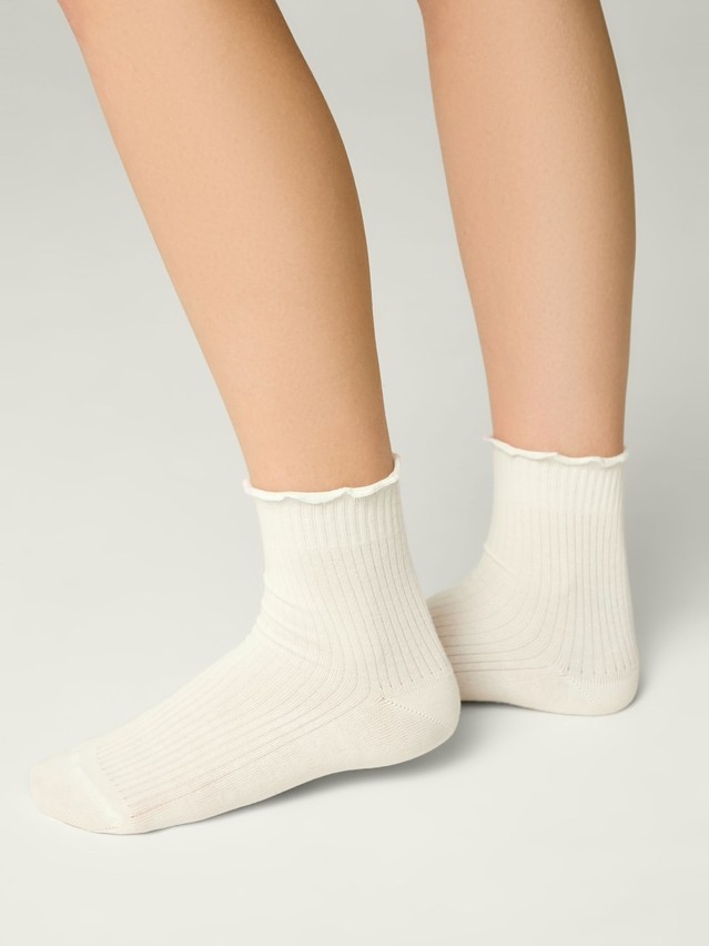 Children's socks CONTE-KIDS TIP-TOP, s.16-18, 1019 milky - 1