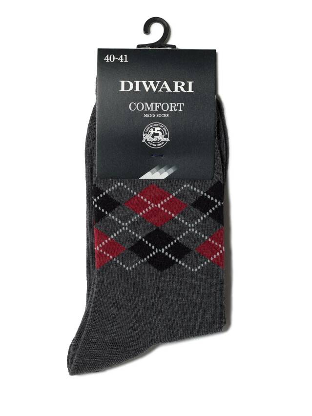 Men's socks DiWaRi COMFORT, s. 40-41, 015 dark grey - 2