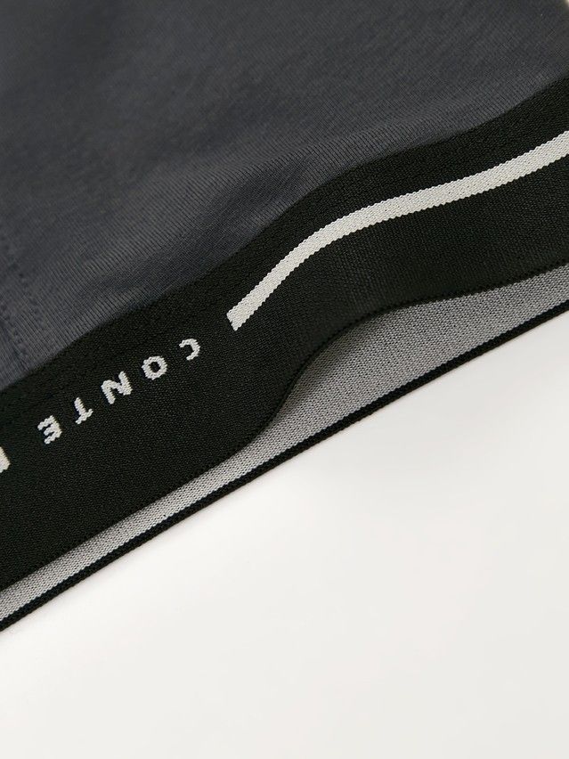 Men's underpants CONTE PREMIUM MSH 3601, s.78,82, steel gray-black - 3