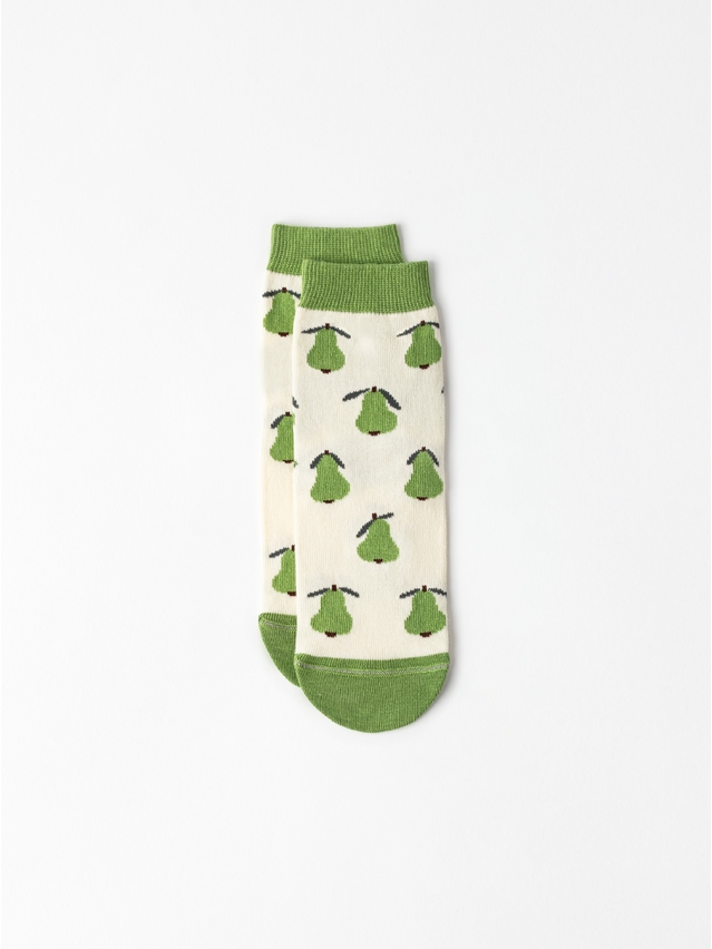 Children's socks CONTE-KIDS TIP-TOP, s.12, 1035 cream-green - 5