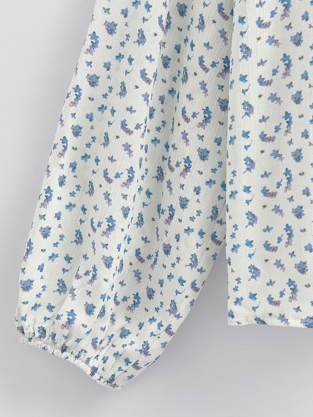 Women's blouse CONTE LBL 3477, s.170-84-90, white-flowers - 7