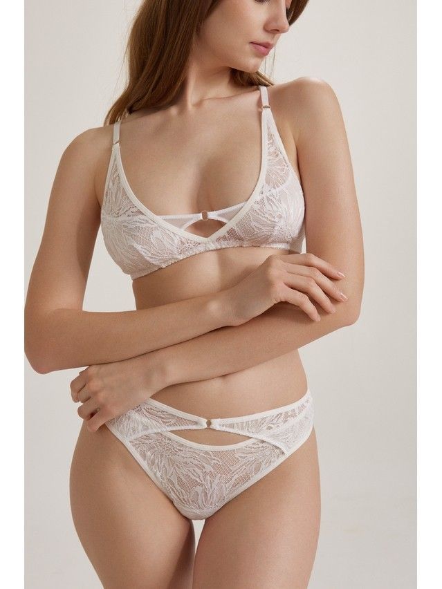 Women's bustier CONTE ELEGANT MYSTERY GARDEN LBE 3112, s.170-84, off white - 3