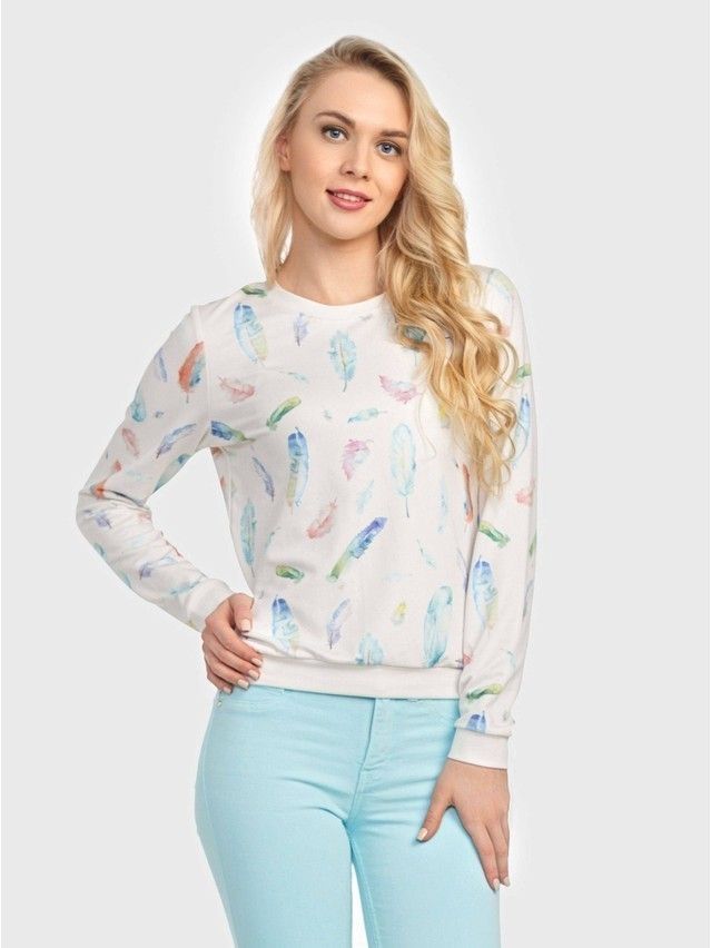 Women's polo neck shirt CONTE ELEGANT LD 708, s.158,164-84, white - 3