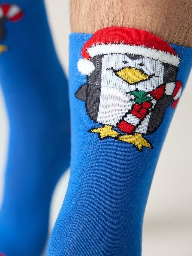 Men's socks DIWARI NEW YEAR, s.27-29, 631 dark blue - 5