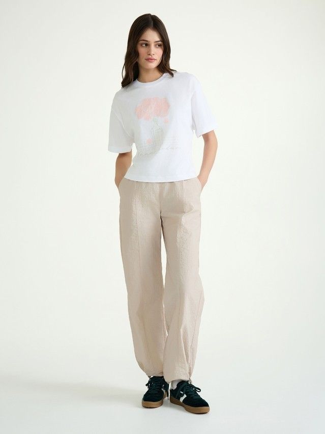 Women's trousers CONTE ELEGANT LBK 2963, s.170-84-90, beige - 1
