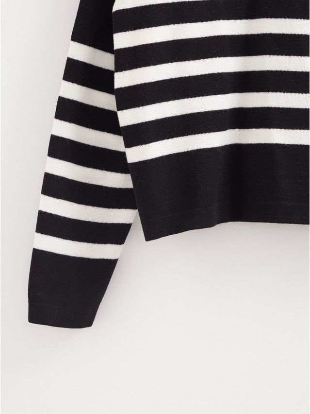 Women's pullover CONTE ELEGANT LDK2390, s.170-84, black-white - 11