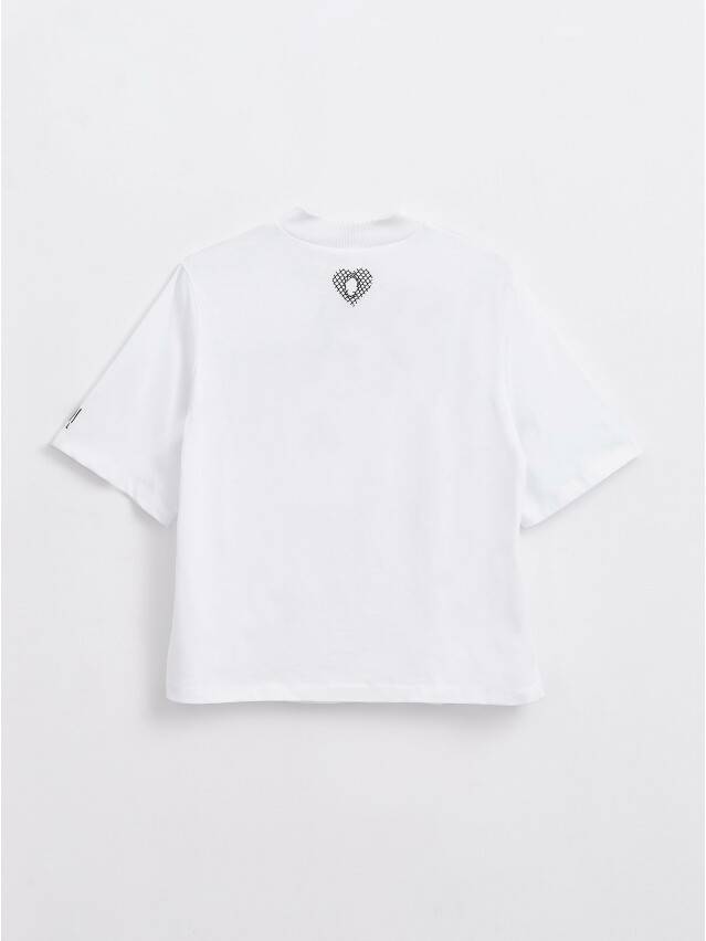 Women's polo neck shirt CONTE ELEGANT LD 1406, s.170-92, white - 5