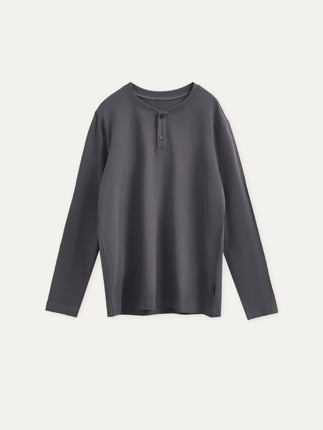 Men's polo neck shirt DIWARI BASIC MEN MD 4030, s.176,182-92, graphite - 3