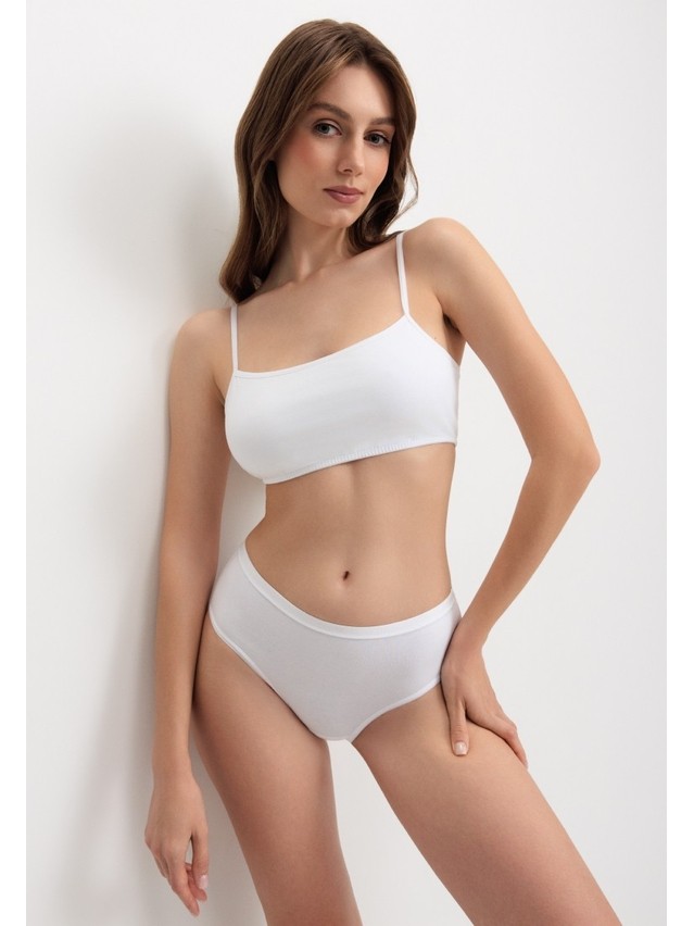 Women's panties CONTE ELEGANT COMFORT COTTON LB 5572, s.90, white - 5