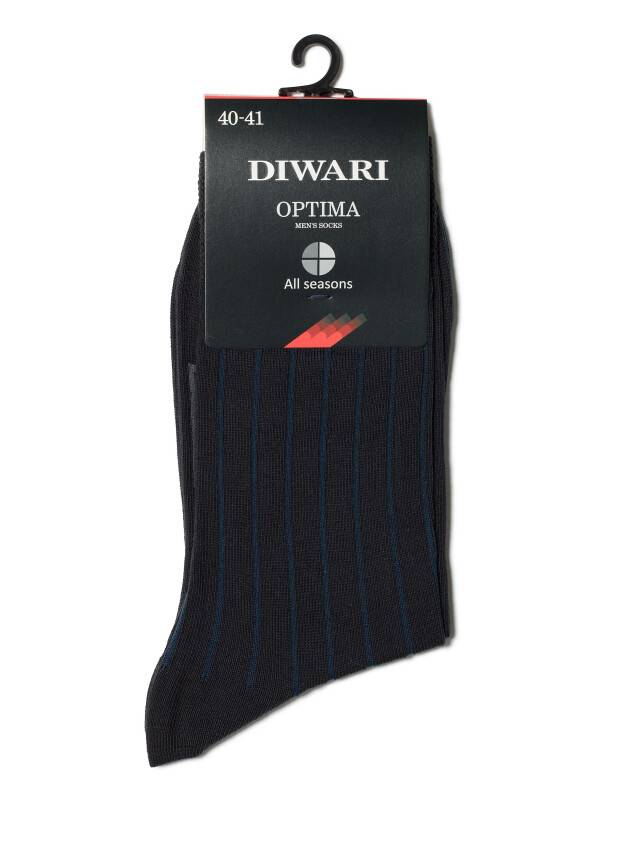 Men's socks DiWaRi OPTIMA (All seasons),s. 42-43, 050 graphite - 2