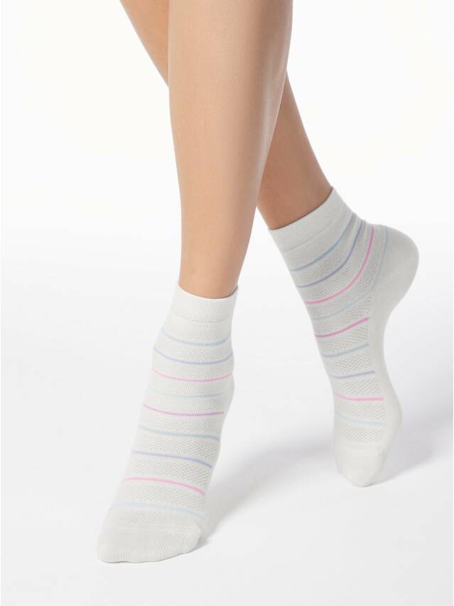 Women's socks CONTE ELEGANT CLASSIC, s.23, 088 white - 1