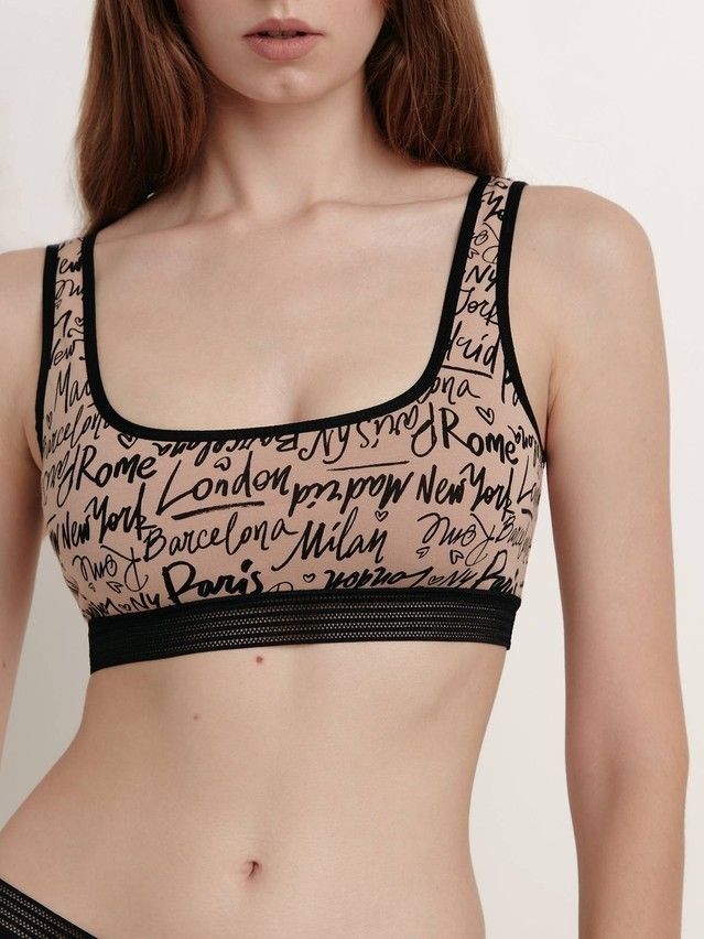 Women's bustier CONTE ELEGANT POETIC LBE 2054, s.170-84, coffee-black - 1