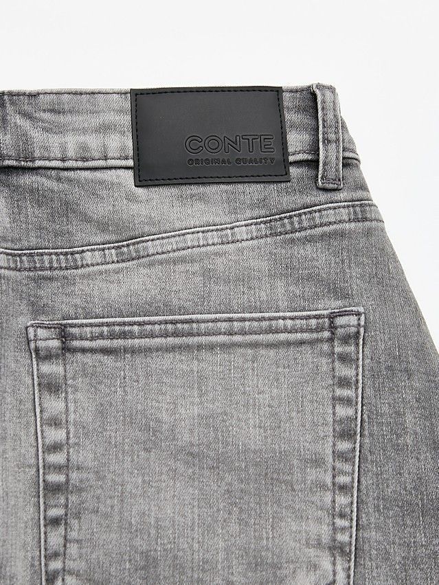 Denim skirt CONTE ELEGANT CON-761, s.170-90, grey - 8