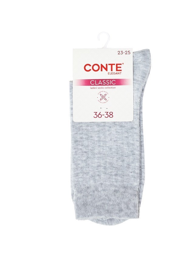 Women's socks CONTE ELEGANT CLASSIC, s.23-25, 784 light grey - 4
