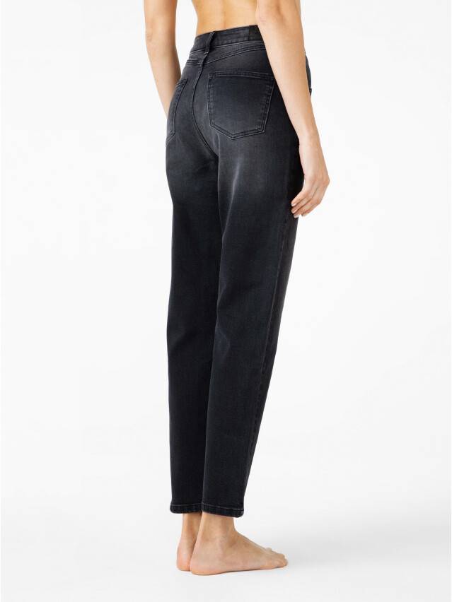 Denim trousers CONTE ELEGANT CON-314, s.170-102, washed black - 9