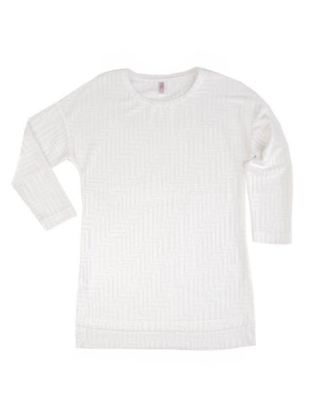 Women's polo neck shirt CONTE ELEGANT LD 705, s.158,164-100, milky - 4
