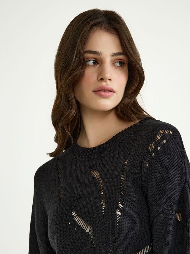 Women's pullover CONTE ELEGANT LDK2437, s.170-84, black - 2