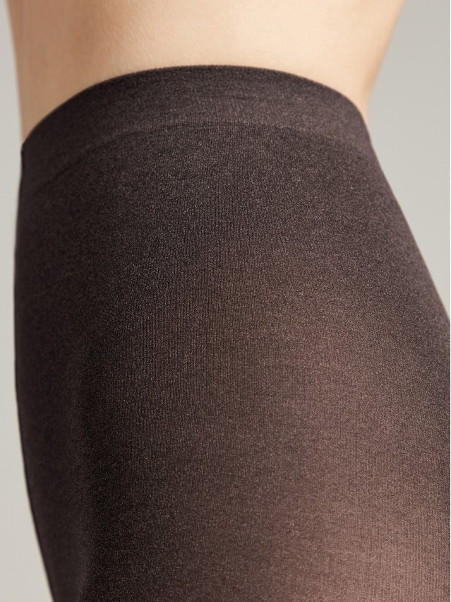 Women's tights CONTE ELEGANT TRENDY MELANGE, s.2, chocolate - 3
