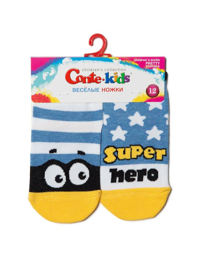 Children's socks CONTE-KIDS CHEERFUL LEGS, s.18-20, 283 blue - 2