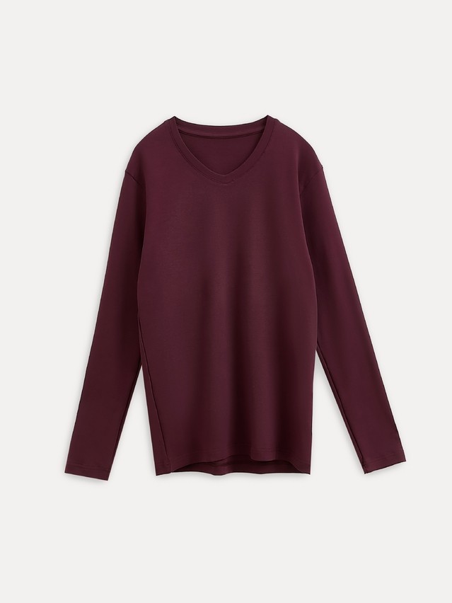 Men's polo neck shirt DIWARI BASIC MEN MD 4032, s.176,182-92, dark bordo - 3