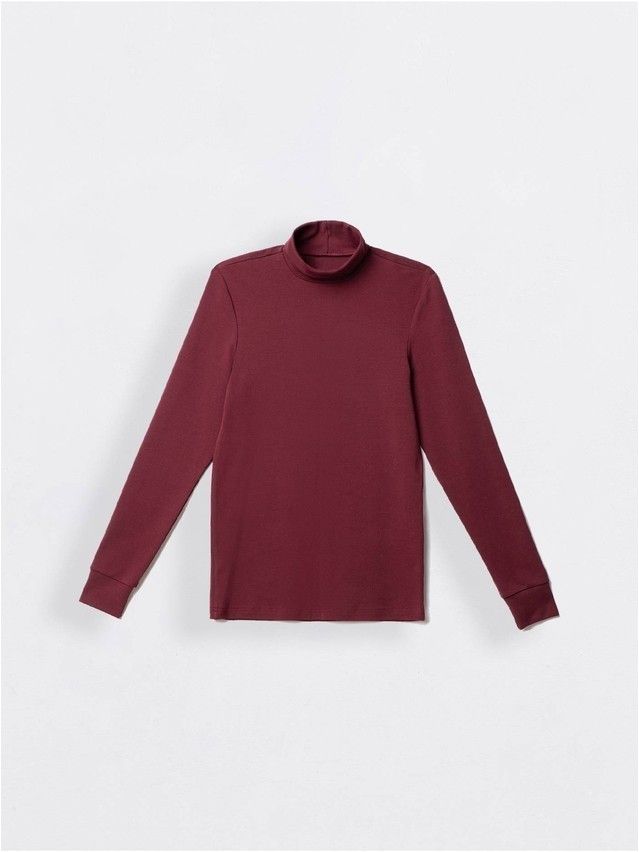 Men's polo neck shirt DiWaRi MD 816, s.170,176-100, red-brown - 1