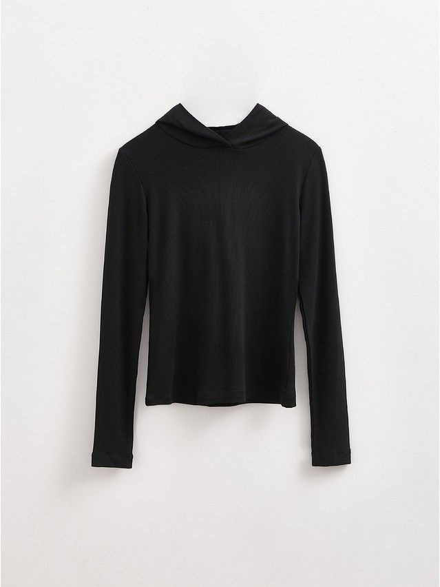 Women's polo neck shirt CONTE ELEGANT LD 2959, s.170-92, black - 6