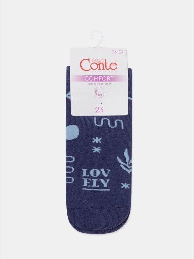 Women's socks CONTE ELEGANT COMFORT, s.23-25, 567 navy - 9