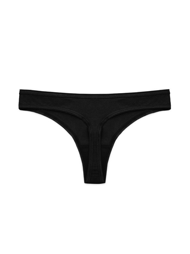 Women's Cotton Thongs LST 2000, 90 / XS, black - 7