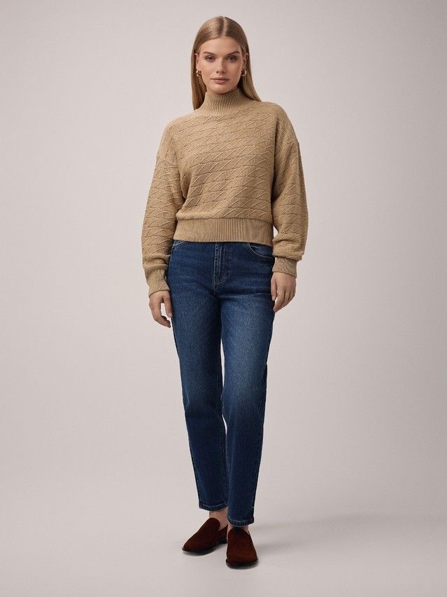 Women's pullover CONTE ELEGANT LDK23100, s.170-84, peanut - 4