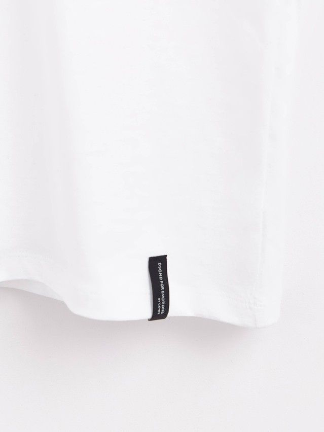 Women's polo neck shirt CONTE ELEGANT LD 1739, s.170-92, white-rose - 4