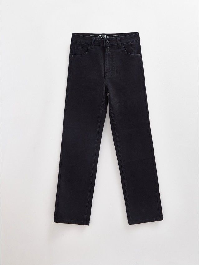 Denim trousers CONTE ELEGANT CON-678, s.170-102, black - 9
