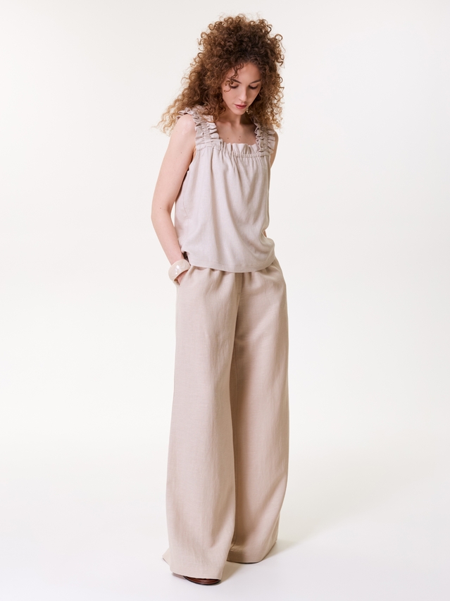 Women's trousers CONTE LBK 3479, s.170-84-90, beige - 2