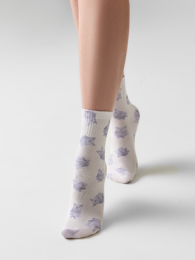 Women's socks CONTE ELEGANT CLASSIC, s.23-25, 1168 beige - 3