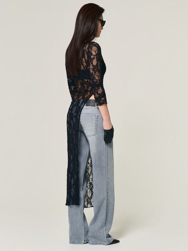 Women's polo neck shirt CONTE LD 3501, s.170-88, black - 3