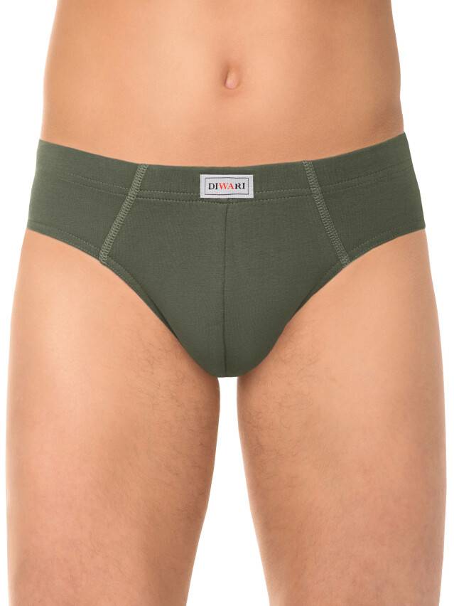 Men's underpants DiWaRi BASIC MSL 128, s.102,106/XL, olive green - 1