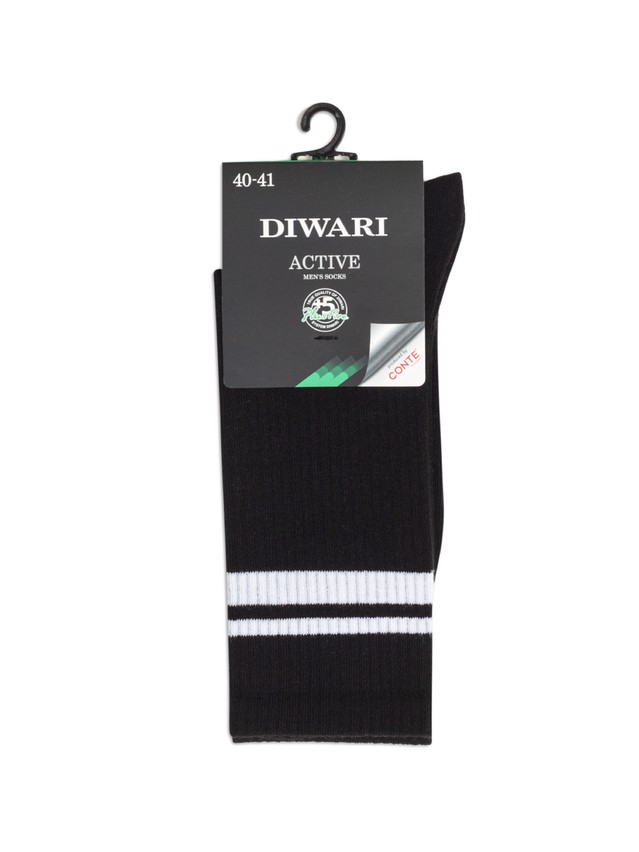 Men's socks DIWARI ACTIVE, s.25, 231 black - 2
