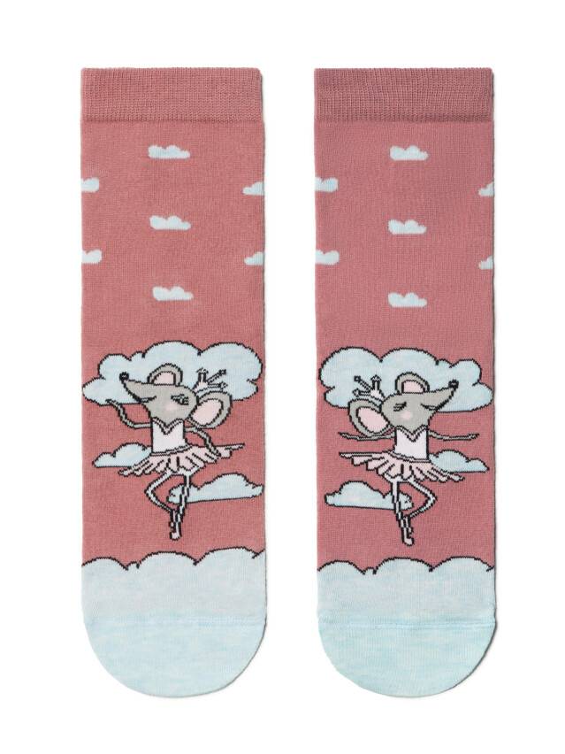 Women's socks CONTE ELEGANT HAPPY, s.23-25, 154 ash pink - 2