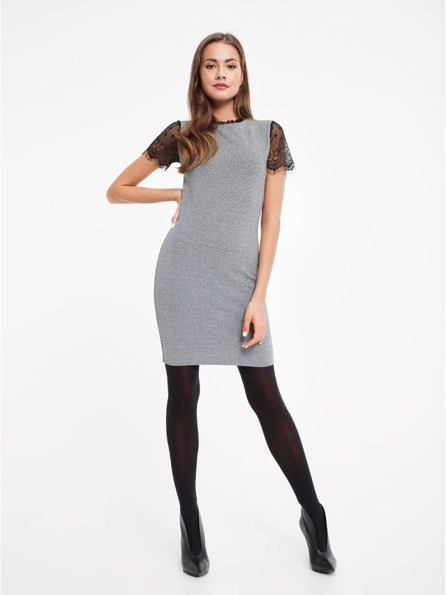 Women's gown CONTE ELEGANT LPL 849, s.170-84-90, grey - 1