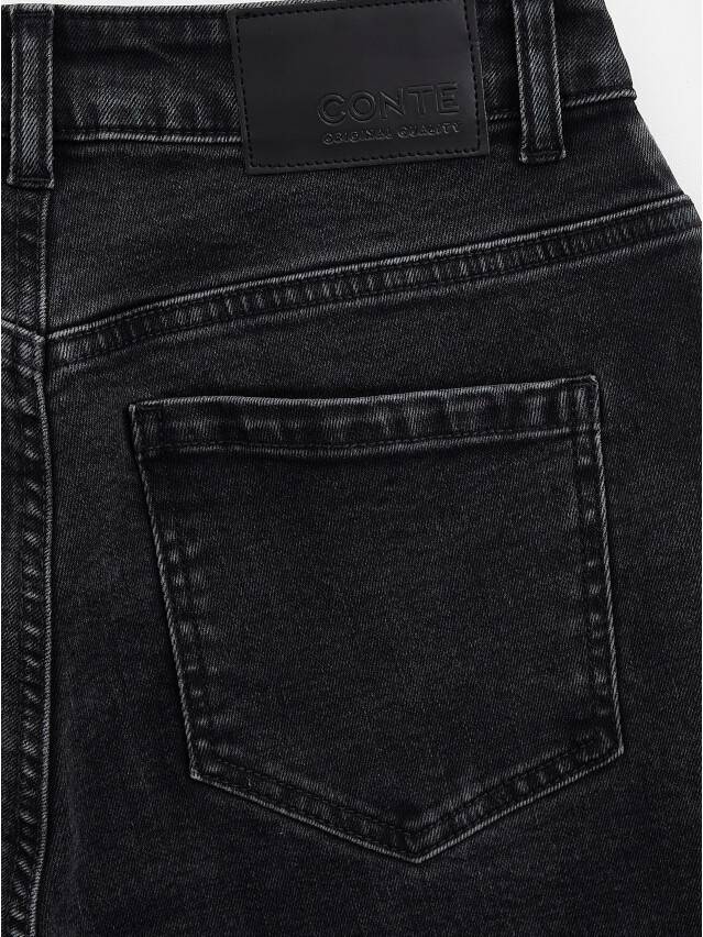 Denim trousers CONTE ELEGANT CON-423, s.170-102, washed black - 7