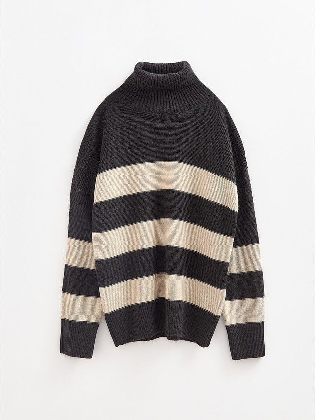 Women's pullover CONTE ELEGANT LDK23107, s.170-84, graphite-beige - 6