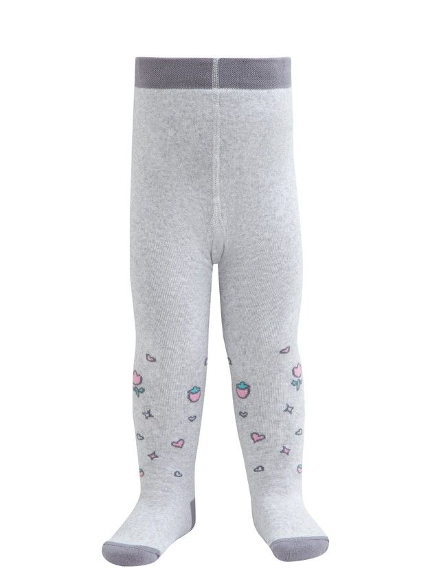 Children's tights CONTE-KIDS SOF-TIKI, s.62-74 (12),696 light grey - 2