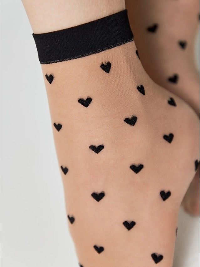 Women's socks FANTASY 19C-111SP, size 36-39, natural - 4