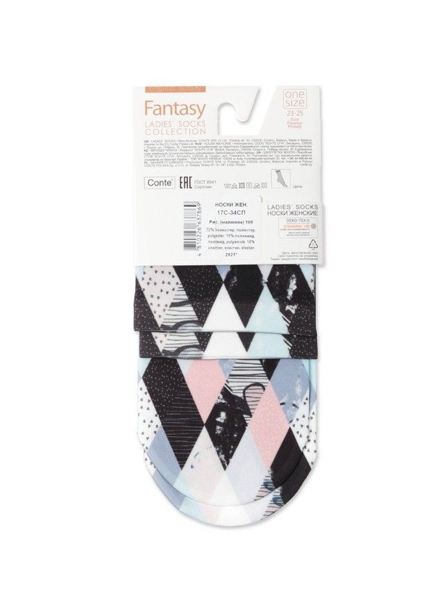 Women's socks CONTE ELEGANT FANTASY, s.23-25, 100 - 4