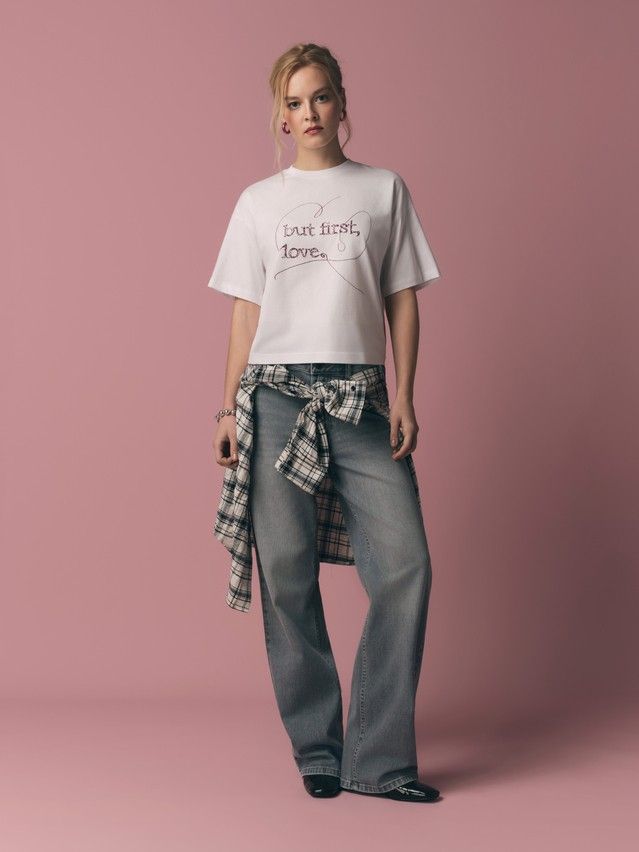 Women's polo neck shirt CONTE ELEGANT LD 3032, s.170-92, white-love - 5