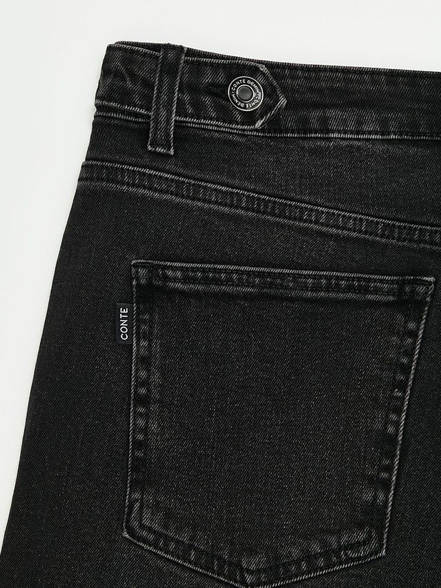 Women's jeans CONTE CON-797, s.164-90, washed black - 11