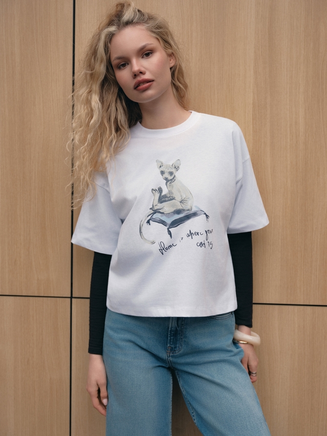 Women's polo neck shirt CONTE ELEGANT LD 3032, s.170-92, white-sphinx - 4