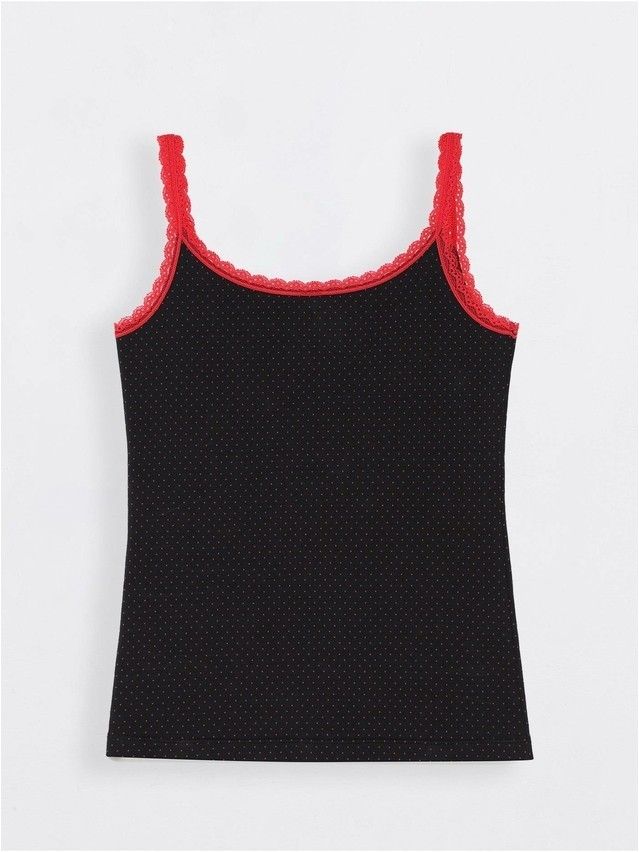 Women's underwear top CONTE ELEGANT LAZY DAYS LT 1002, s. 170-84, black-red - 2