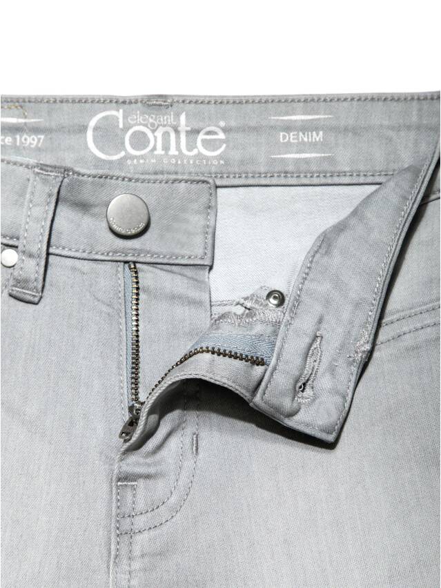 Denim trousers CONTE ELEGANT CON-127, s.170-102, light grey - 7
